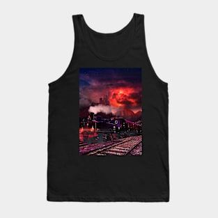 Red Train Tank Top